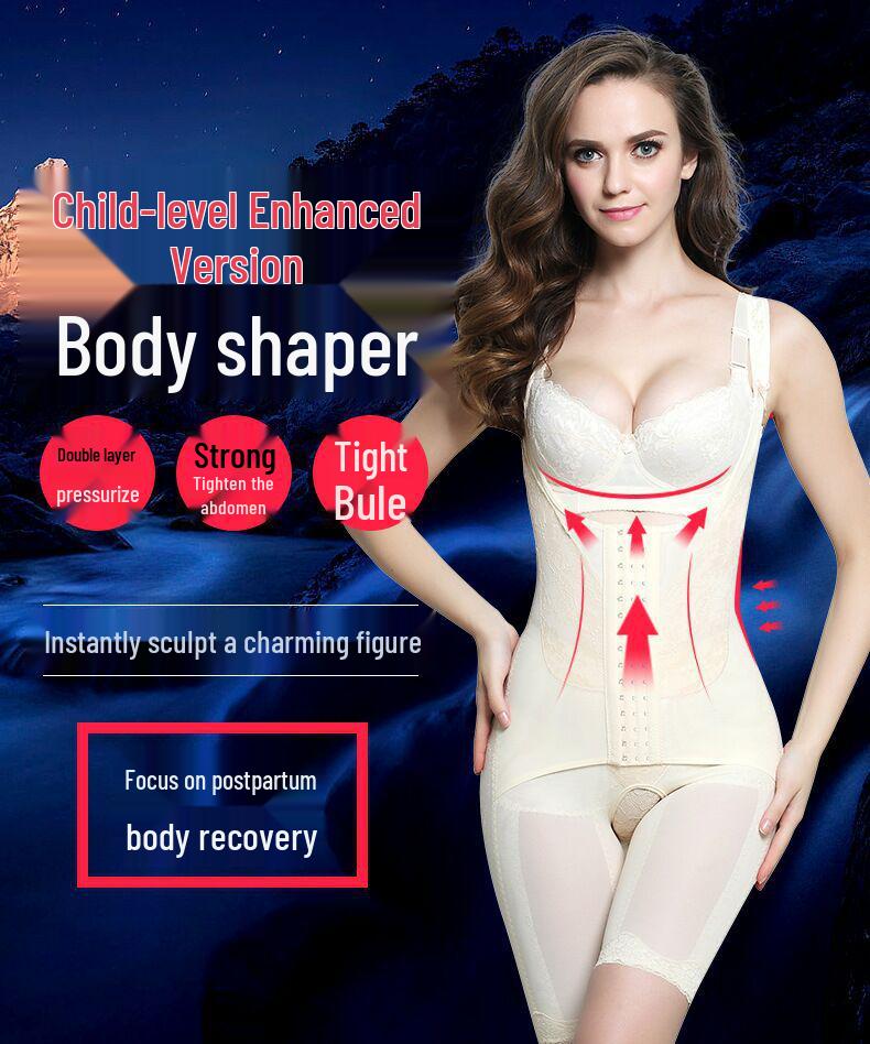 Übergröße Postpartaler Taillenformer Bodysuit - Bauchkontrolle & Hüftlift Shaper