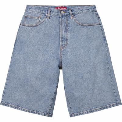 Baggy Denim Short (26SS) Washed Indigo