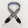 Bag Accessories 3.8 Wide Shoulder Strap Load-reducing Backpack Strap Leopard Print Bag Adjustable Leather Long Shoulder Strap