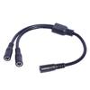 DC5521 Y Splitter Power Cable 5.5mmx2.1mm 1 Female to 2 Male  for LED Lights Power Extension Cable 30cm/11.81in