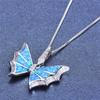 Simple Fashion Trend Ladies Butterfly Pendant Necklace Creative Personality Party Popular Zirconia Female Necklace Accessories