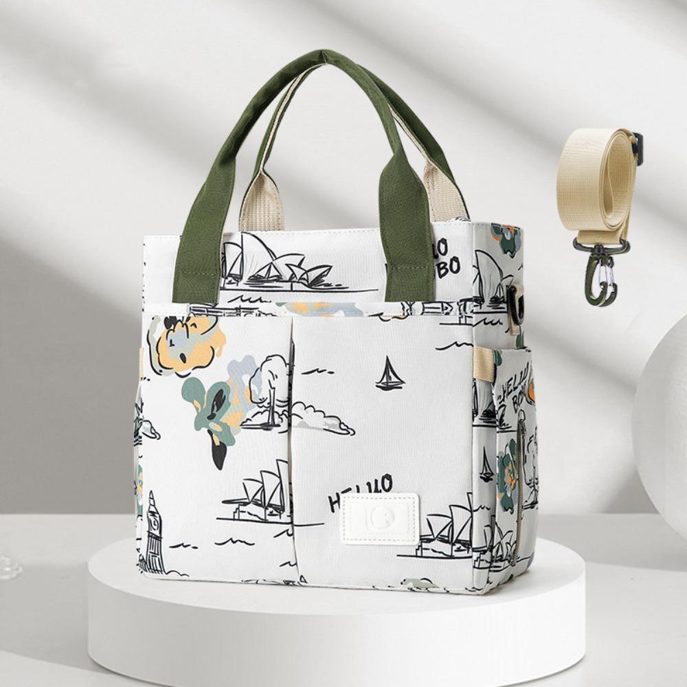 Waterproof Baby Diaper Bag Printing Baby Care Bag Food Hand Bag Mommy Handbag Outdoor