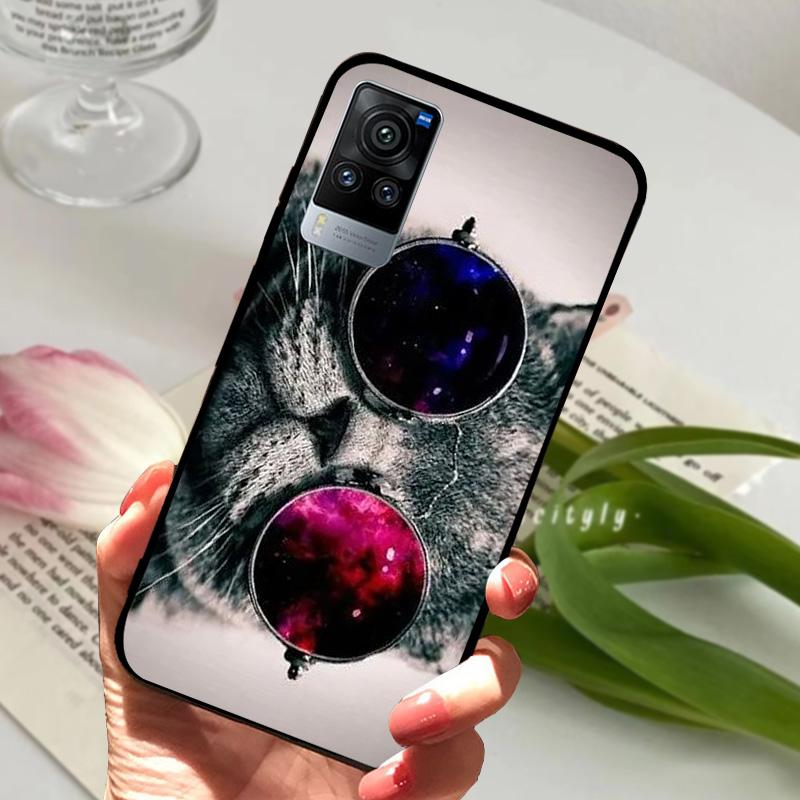 Für vivo X60 Pro Hülle V2046 V2047A Weiches Silikon TPU Dünne Handyhülle Für Vivo X60 5G V2045 V2046A Stoßfester Bumper Fundas