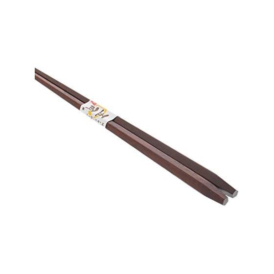 Ishida Japanese Made 5-Sided Lacquer Wooden Chopsticks (Natural Wood) Plain 28cm for Fine Work