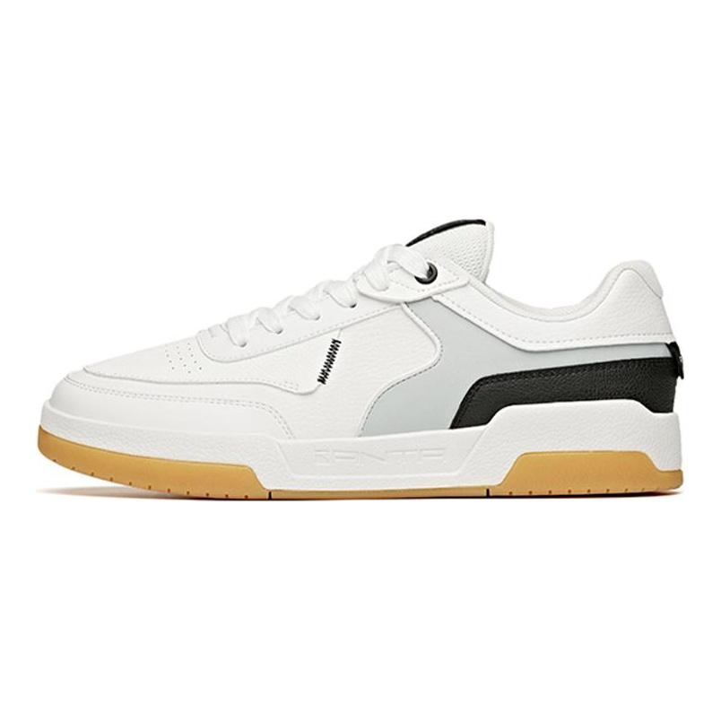 Anta Copertura in Ecopelle Antiscivolo, Resistente all'Abrasione, Leggerezza Scarpe da Skateboard Basse Uomo 112228081R-4