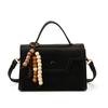Early Spring New Leopard Print Bag Women's Highend Handbag Small Square Korean Versi Frosted Suede Shoulder Crossbody Bag