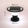 Thrisdar Villa Waterproof Solar Column Head Light Outdoor Lawn Lamps Courtyard Garden Landscape Fence Gate Solar Post Lamp