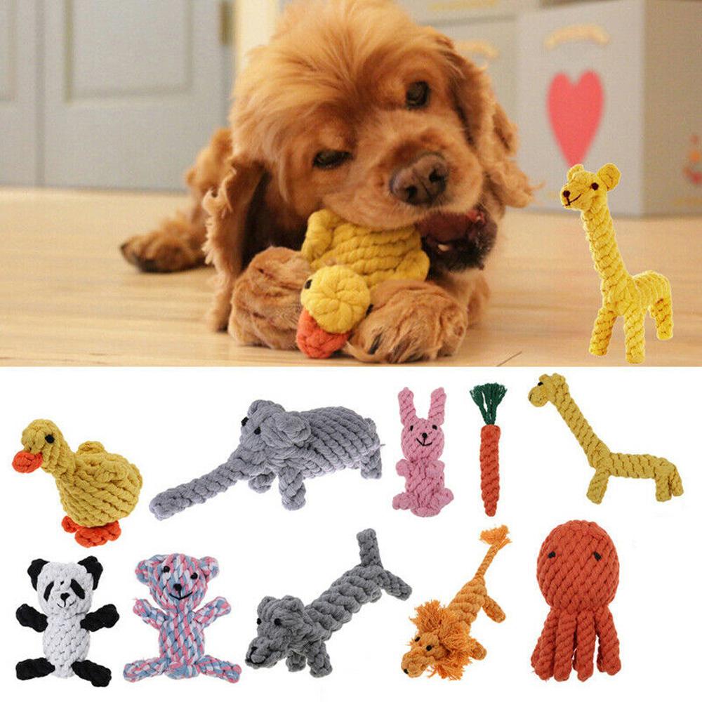 Soft Teeth Cleaning Cotton Rope Puppy Interactive Pet Supplies Chew Toy Cotton Rope Toy Dog Toy