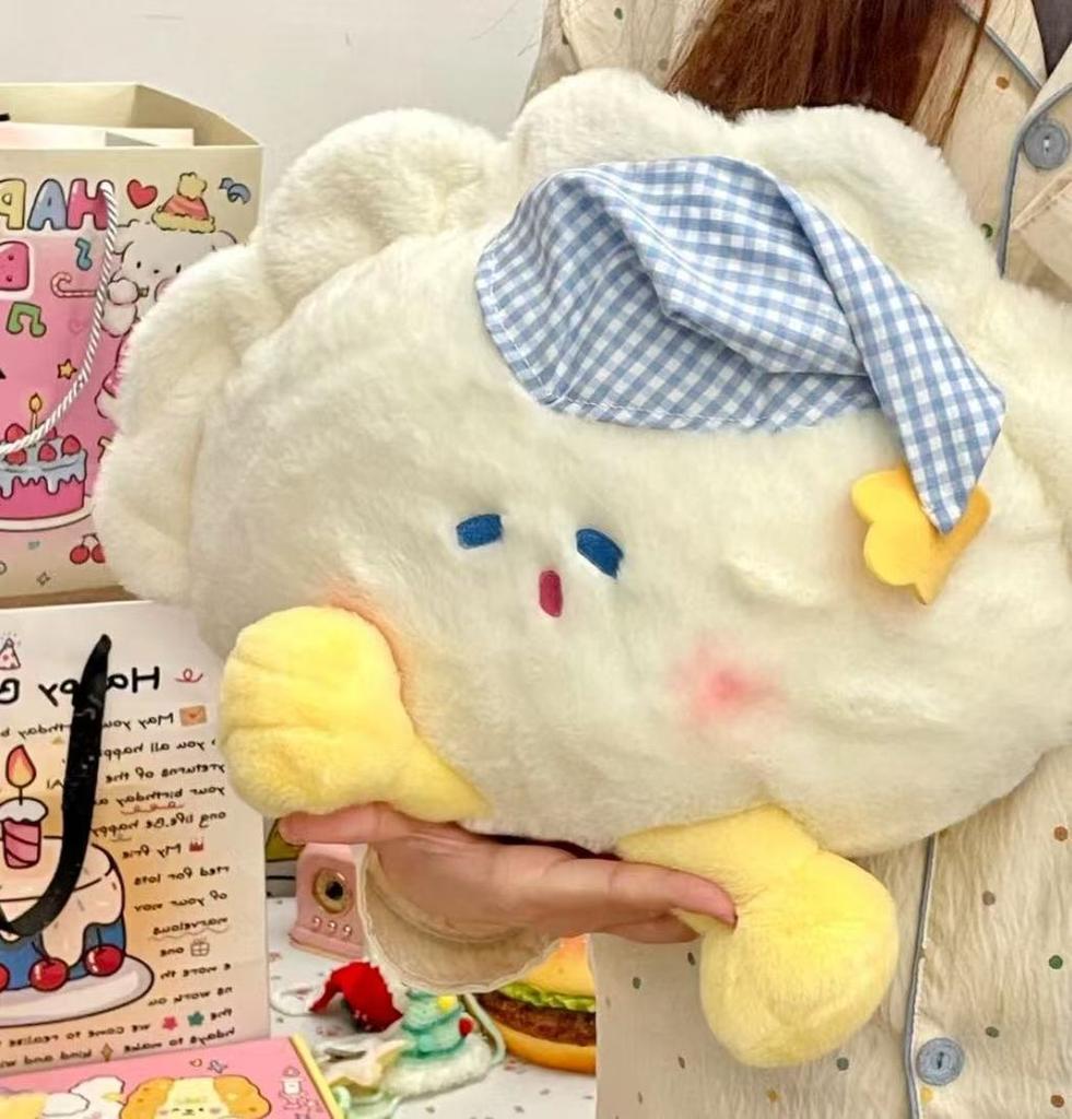 Moon Dumpling Design Plush Toy Cartoon Soft Cotton Cute Doll For Kids And Gift Giving