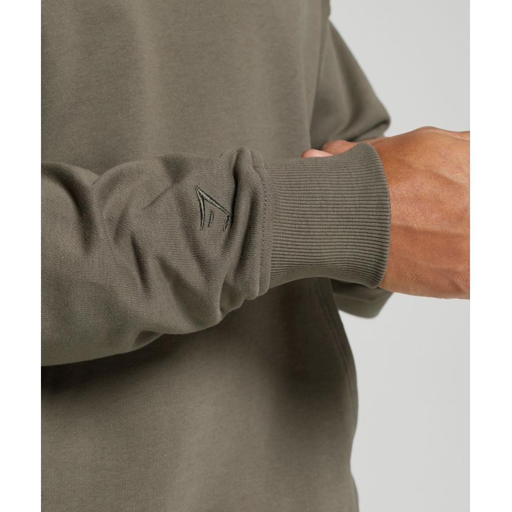 Gymshark Rest Day Essentials Mikina Camo Brown A3a8z Nby9