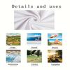 Microfiber Beach Towel Exquisite Prints Thin Quick Dry Absorbent Oversized Towel for Beach Swimming Camping Yoga Bath Sports