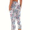 Women S High Waist Printed Yoga Pants Tummy Control For Workout Fitness