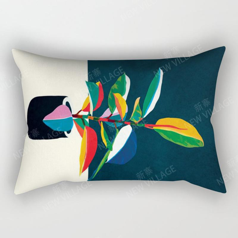 Nordic Fall Home Decor 30*50 Throw Pillow Cover Sofa Modern Abstract Geometric Boho Living Room Cushion Cover 50x70 30x50 40x60