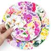 50 Phalaenopsis Graffiti Stickers Personalized Small Fresh Plant Flowers Decoration Mobile Phone Case Suitcase Stickers