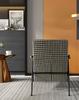 Nordic Leisure Armchair Home Fabric Living Room Chairs Houndstooth Backrest Lazy Sofa Home Furniture Bedroom Leisure Sofa Chair