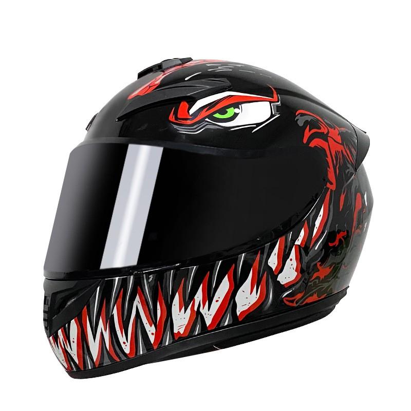 Full Face Motorcycle Helmet Men Women ABS Winter Riding Safety With Bluetooth Compatible Scooter Bike
