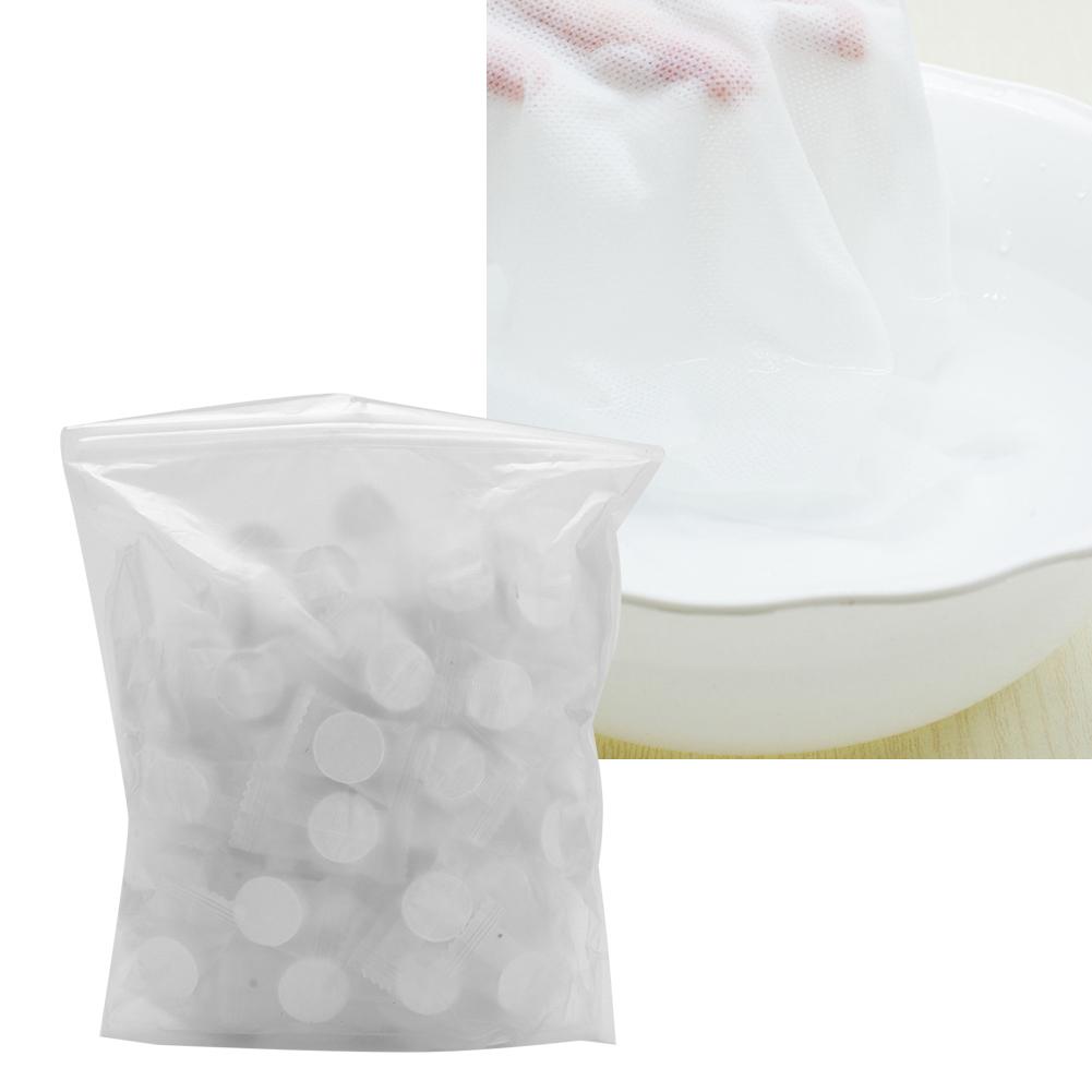 100Pcs Disposable Compressed Makeup Cotton Towel Face Cleaning Travel Portable