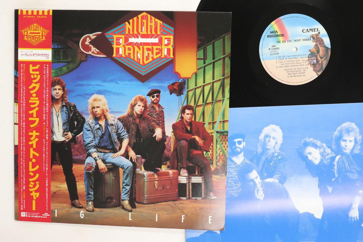 Виниловая пластинка NIGHT RANGER Big Life P13443 MCA 1987 Япония Obi Рок Б/у