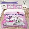 Custom Name Diddl Bedding,Quilt Set Quilt Cover Pillowcase Home Birthday Gift(1 * Duvet Cover + 2 * Pillowcase, Without Core)_xia