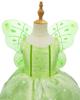 Axaxa Princess Dress for Kids (Butterfly Fairy Costume + Butterfly Wings) 2-Piece Set, Fairy Girl Dress, Cosplay, Flower Fairy, Spirit Costume, Girls,