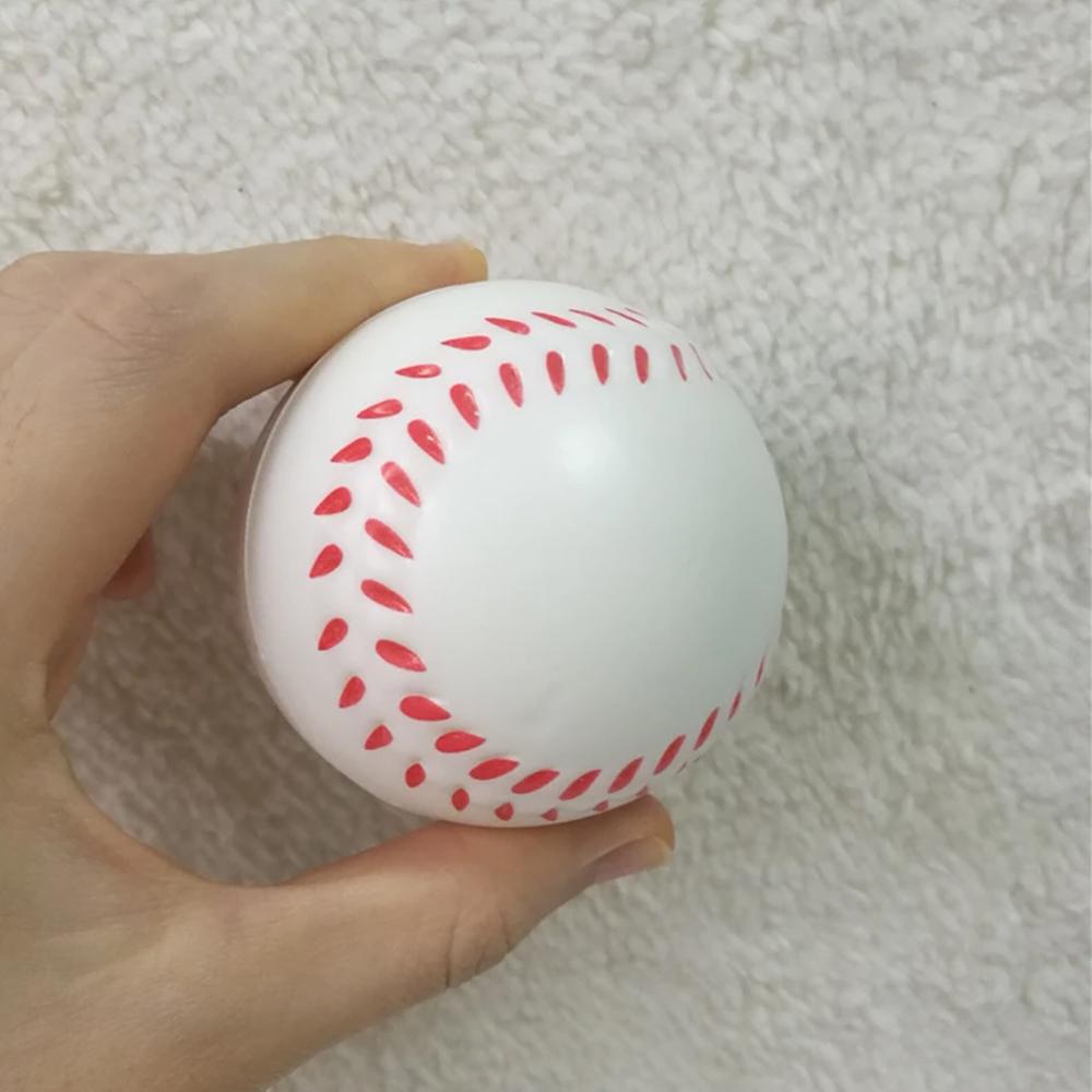 3Pcs 63Mm Children Soft Football Basketball Baseball Tennis Toys  Foam Sponge Decompression Vent Stress Balls Soccer Anti Stress