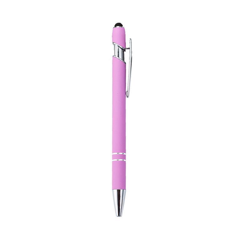 Custom Logo Colored Metal Gel Ballpoint Pen for Signing & Touchscreen Use