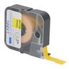 Etikettenband für MAX Line Maschine LM 380E LM 390A LM 370A LM 380A LM 380EZ 12mm 26.2ft Gelbes Selbstklebeetikettenband