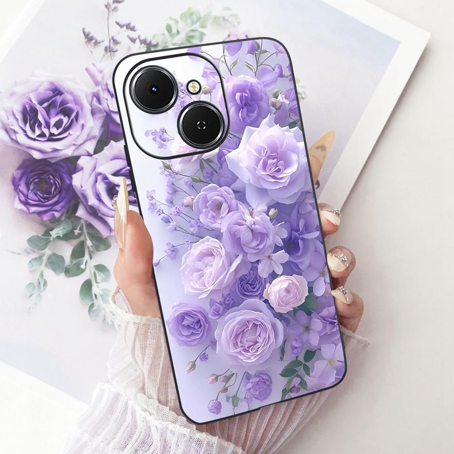 For Tecno Spark 40 Case KM5 Cute Lion Fashion Painted Cover Soft TPU Phone Cases For Tecno Spark 40C Spark40 C Back Cover Fundas