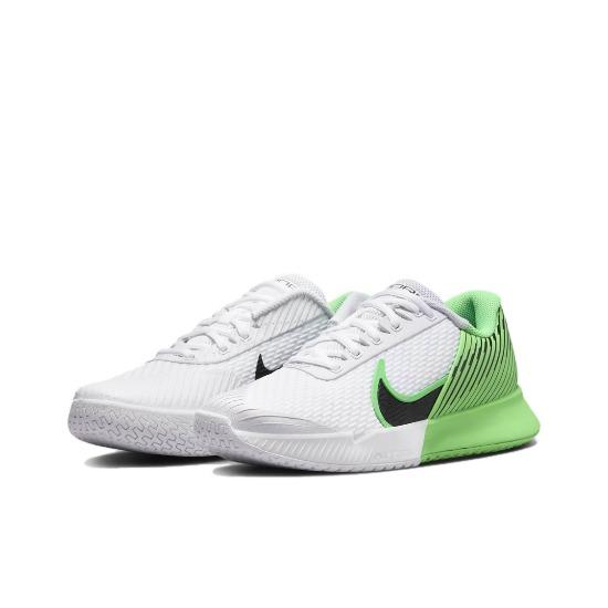 Nike Женские кроссовки NikeCourt Air Zoom Vapor Pro 2 HC Белый Ядовито-зеленый DR6192-105 EU 40