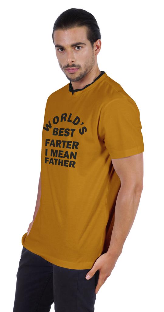 Inkmeso Grafisches Zitat "Weltbester Pupser Ich meine Vater" T-Shirt Für den besten Papa Herren Trikot