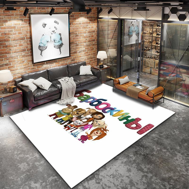 Barboskiny Carpet Rug for Living Room Bedroom Home Sofa Decoration,Kids play Nonslip Floor Mat