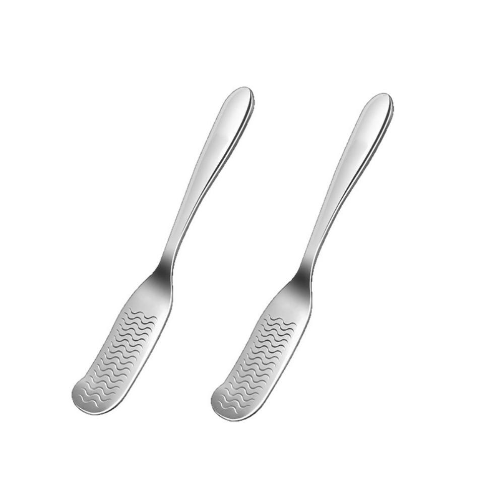 

2pcs Non-slip Dumpling Filling Scoop 316 Stainless Steel Jam Spatula Dumpling Filling Spoon Cooking 2 Pcs