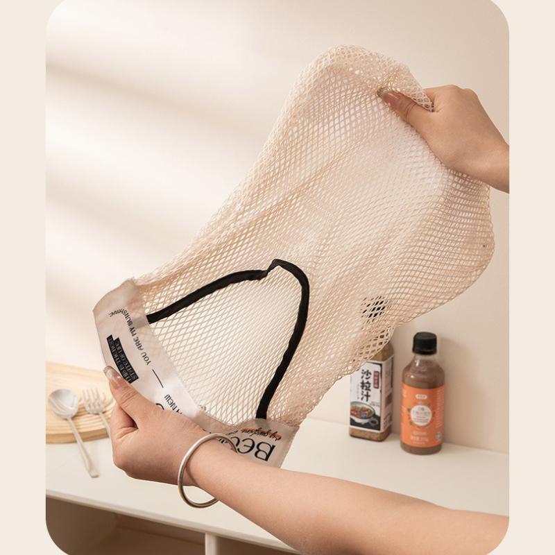 Kitchen Velcro Plastic Bags, Garbage Bags, Storage Bags, Large Capacity Sundries Hanging Bags, Breathable Storage Bags, Storage Organizers