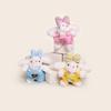 Ear Rompers Lop Cartoon Plush Keychain Healing Doll Bag Decoration Daily Use