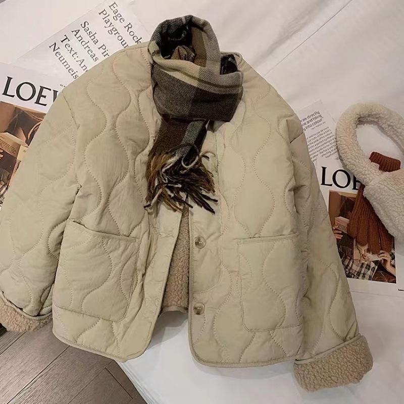 Vintage Style Cotton Clothes Womens Winter Latest Coat Small Short Cotton-padded Clothes