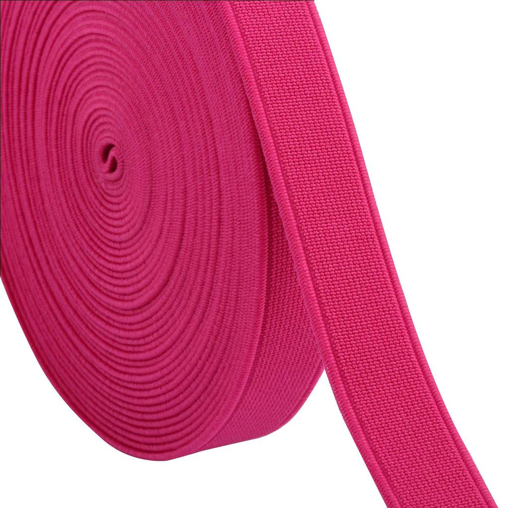 Banda elástica tejida, ancho, cuerda elástica, cuerda elástica artesanal, 28m/2,5 cm de ancho