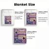 Purple Rose Print thin Flannel Blanket for Bedrooms,Living Rooms,Sofas Blankets,Lunch Breaks,blankets fluffy blanket
