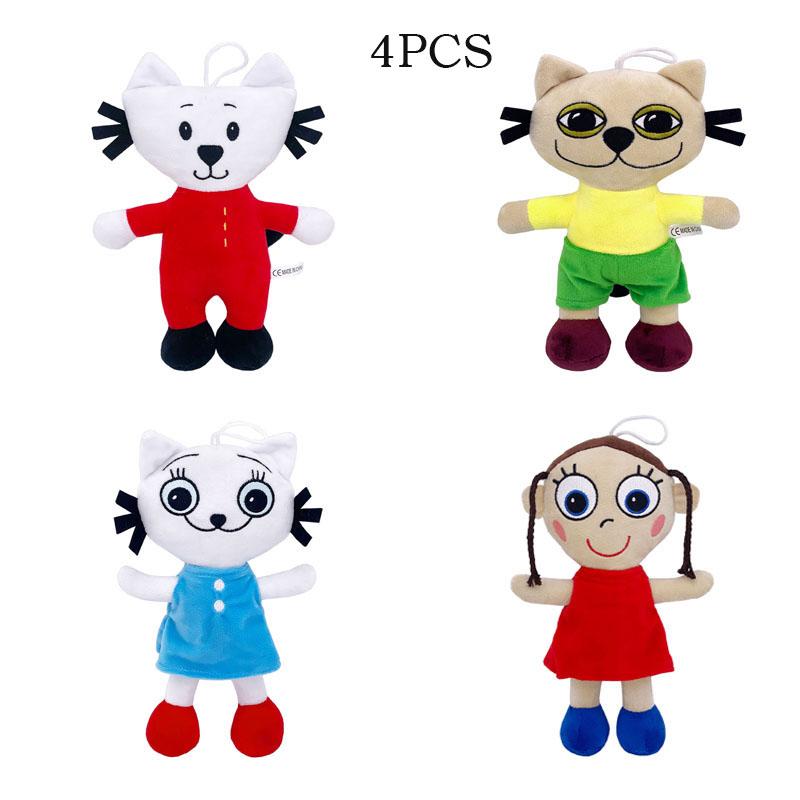 

Non-Toxic Four Styles Cat Doll Plush Toy Little Children S Soft Hot Game Cartoon Stuffed Animal Dolls Kids Birthday Christmas Gift