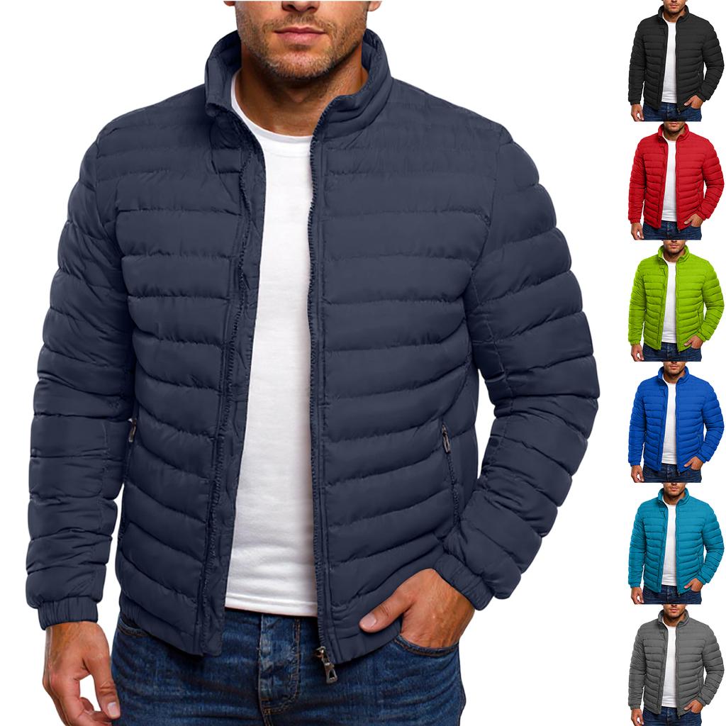 Herre Vinter Stor Størrelse Bomullsfôret Jakke Hettegenser Løs Lett Herre Bomullsfôret Jakke Kåpe