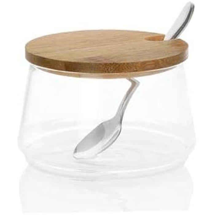 Sucrier En Verre - ANDREA HOUSE - Babu - 250 Ml - Transparent - Rond