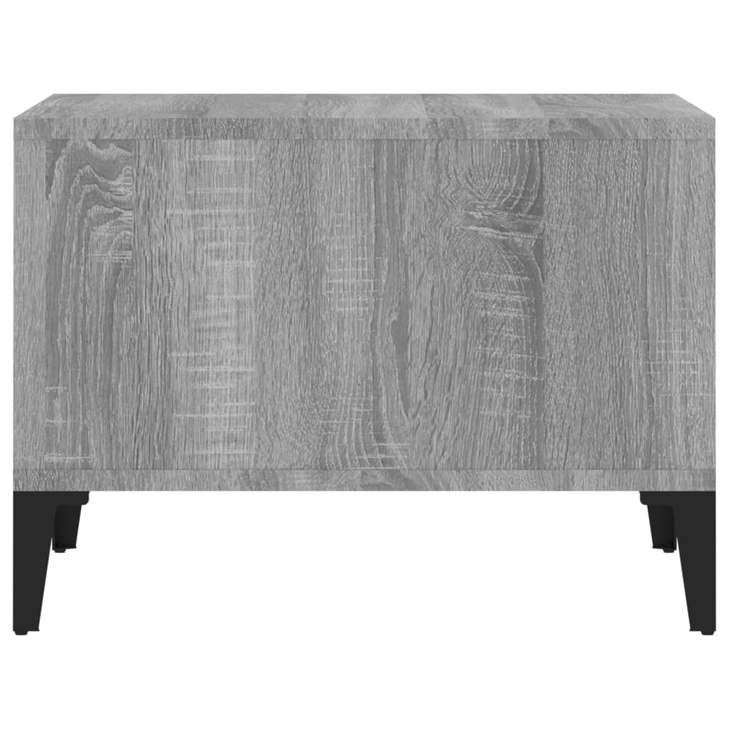 Coffee Table Gray Sonoma 60 X 50 X 36.5 Cm Engineered Wood