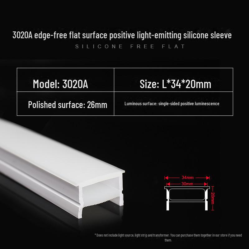 Thread-Free Silicone-Sleeve LED Light: Flexible, Shapeable, and Luminous Linear Strip