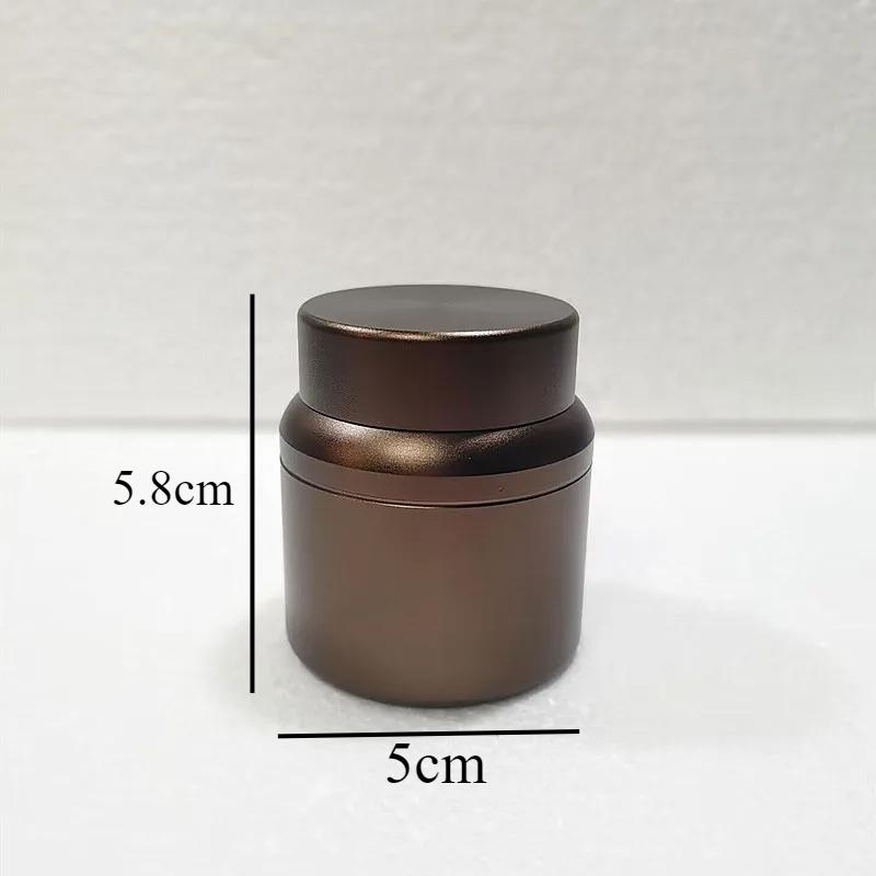 Tea Can Travel Portable Sealed Can Titanium Aluminum Alloy Small Portable Creative Tea Packaging