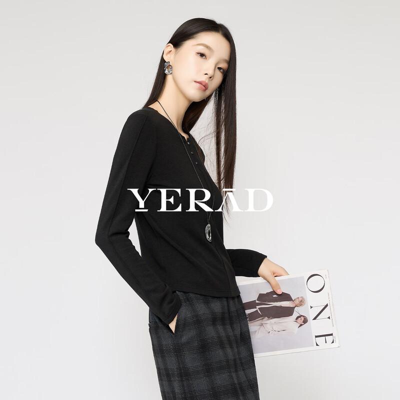 Aly & Renda Women s Teardrop Crew Neck Wool Blend Knit Sweater M