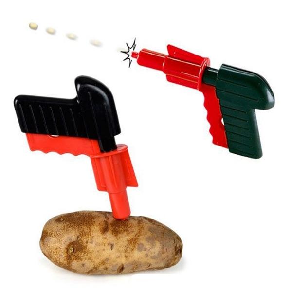 Potato Ammunition Gun Fun Game and Humorous Game