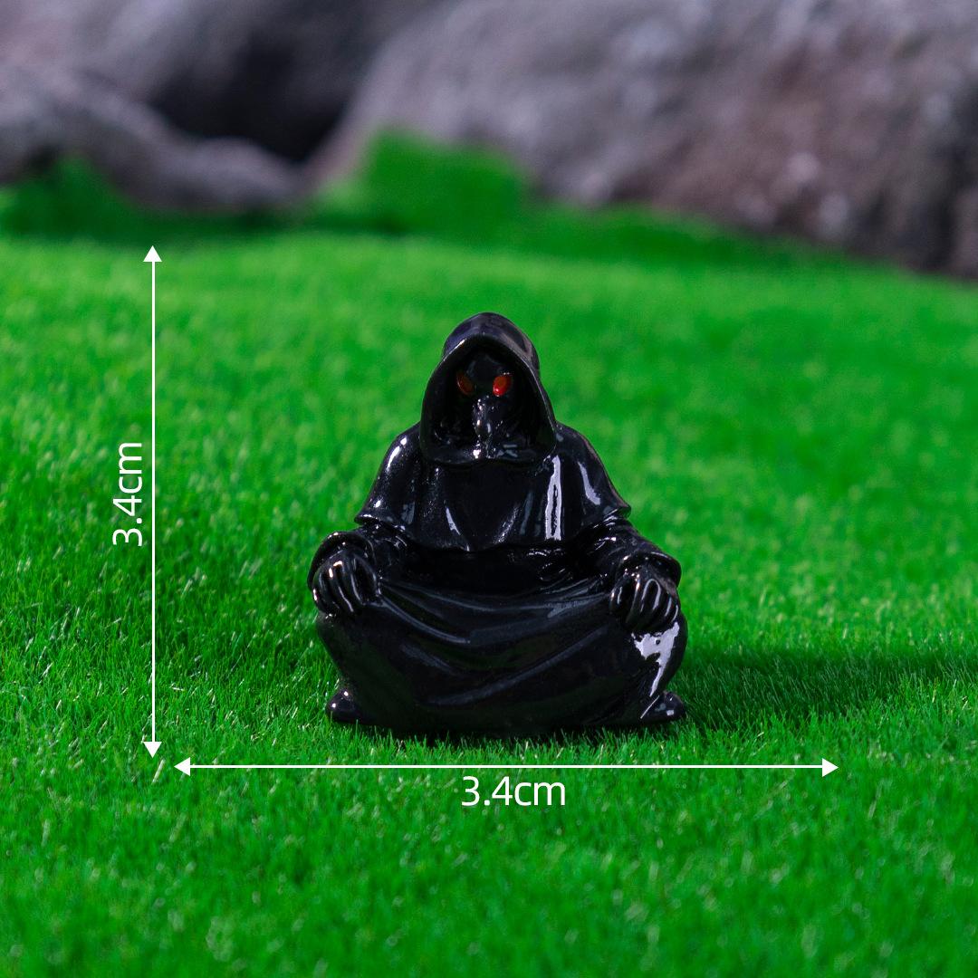 

Wholesale Resin Halloween Series Pumpkin Monster Ghost Crow Skull Hallowmas Doll House Diy Crafts Accessories светло-серый