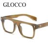 Classic Black Luxury Brand Women's Reading Glasses Anti Blue Light Transparent Eyewear Trendy Oversized Square Eyeglasses Men +2
