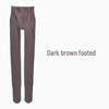 High-Waisted Tummy-Control Butt-Lifting Grey Cotton Tights - Women's Plus Velvet Thick Warmth Pantyhose for Autumn/Winter