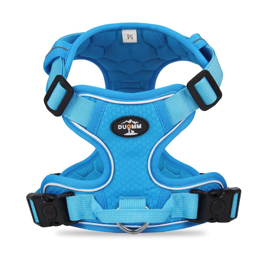 Anti-break-free dog leash Reflective pet chest strap Anti-explosion large dog leash
