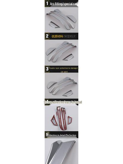 XT5 Rearview Mirror Trim: Fits 16 Models, Decorative Cover and Bright Strip